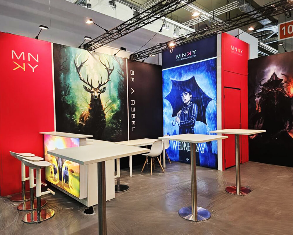 Standbouw voor MNKY Entertainment