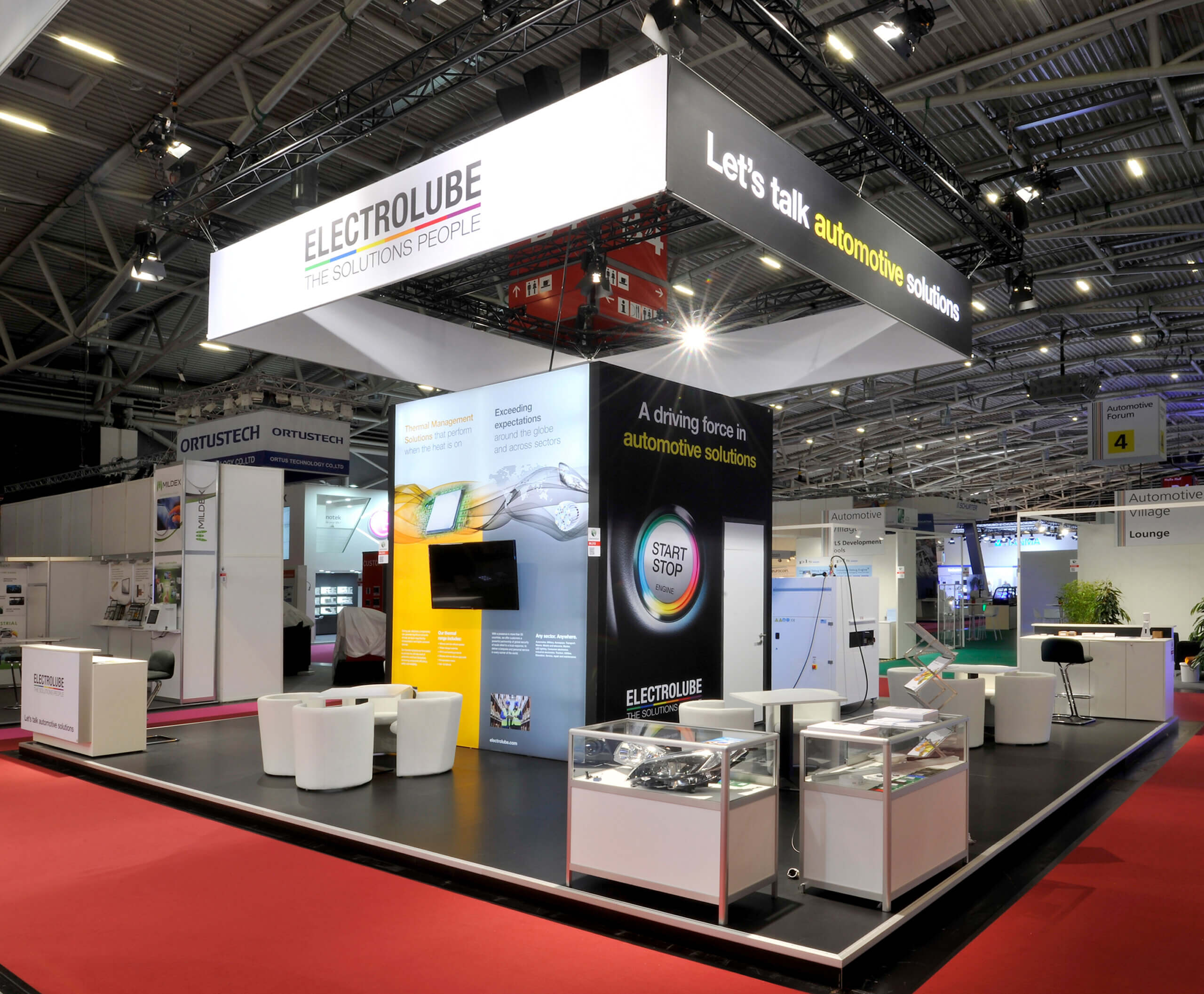 Standbouw voor Electrolube op Electronica, München